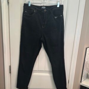 Dear John Black Ankle Cropped Jeans